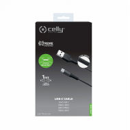 CELLY USBTYPECNYLBK USA A  USB C 15W  1  